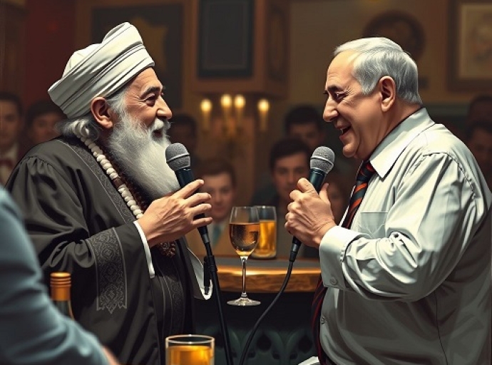 Netanyahu Sings IRAN SO FAR AWAY